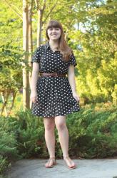 Sister Style: Heart Print & Chevron Dresses