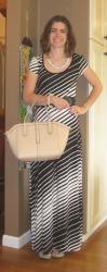 Black & White Striped Maxi & Wallis’ Summer Style Contest