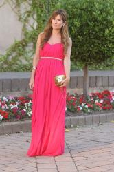 LOOK DE BODA CON VESTIDO LARGO