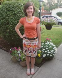 A Printed Skirt and a Successful Party