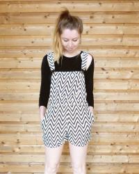 Monochrome zig zags | Karma Clothing