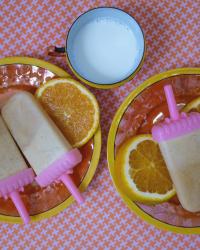 Fresh Squeezed Orange Coconut Creamsicles