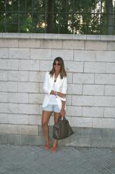 White blazer