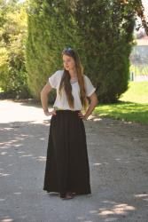 Maxi skirt.