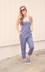 Overalls |  Polka-Dots |  Summer Outfit Du jour