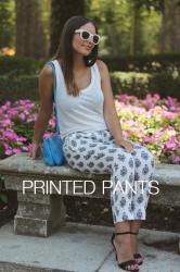 Printed pants