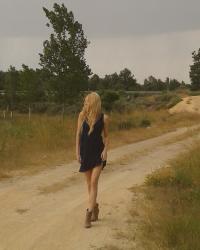 DARK BLUE DRESS