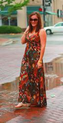 Printed Maxi Dress