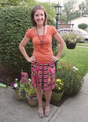 Summer Brights & Printed Skirt