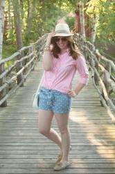 Pinstripes, Brims, & Polka Dots + {{Fashion & Faith}}