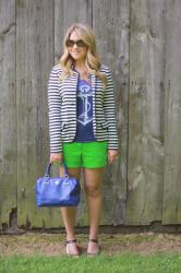 Anchors, Stripes, & Green