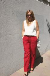 Red pants