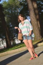 Camisa de Rayas Oversize