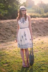 Summer Dressing | Styling A Thrifted Embroidered Dress