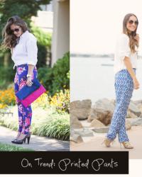 Printed Pants