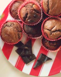 What Olivia Cooked: Chocolate Brownie Muffins