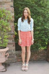 august remix: printed skirt {2}