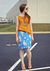 Tank And Printed Skirt…Again