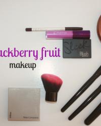 "Playing with... Blackberry fruit makeup"