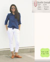 Lookbook: Linen Shirt & White Denim