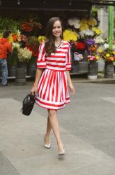 Red Striped dress!