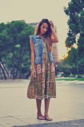 VESTIDO + CHALECO DENIM 