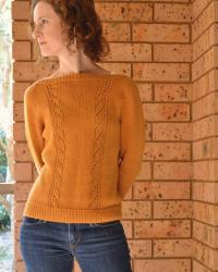 KNIT: SWEATER LOVE, MY BURNISHED CAPE COD