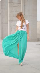 Elf sack maxi skirt