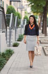 Floral Statement Necklace + Silk Camp Shirts