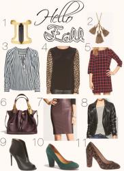 September Wish List - Hello Fall