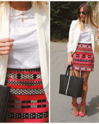 Ethnic skirt.