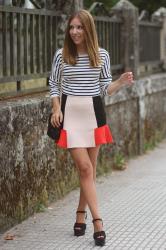 Stripes and red