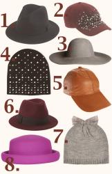 Sunday Shopping: Fall Hats