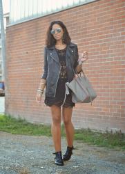 Over-size Jacket&Lace