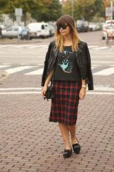 THE PLAID PENCIL SKIRT