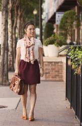 Runway to Reality: Floral + Oxblood