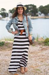 The striped maxi