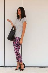 Flowered pants