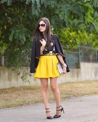 ...Black & Yellow Dress...