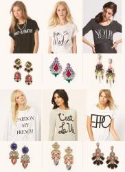 Glam Typography Tees