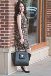 A Leopard Dress in the City with W...