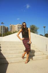 MUST HAVE #TARTAN Y FALDAS LAPIZ