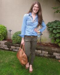 Chambray + Olive