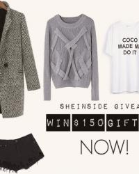 Sheinside Giveaway ... 