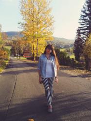 OUTFIT OF THE DAY: BLACK&WHITE AND DENIM 