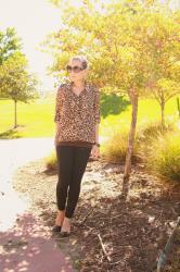 Mission #19, Day 4--Leopard Blouse