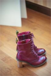 Burgundy Dr. Martens Sadie