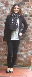 Blazer, Polka Dots and Mae Necklace