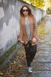 BEIGE, STRIPES & LEATHER