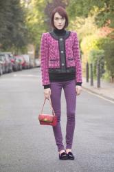 Look Du Jour: Preppy In Purple